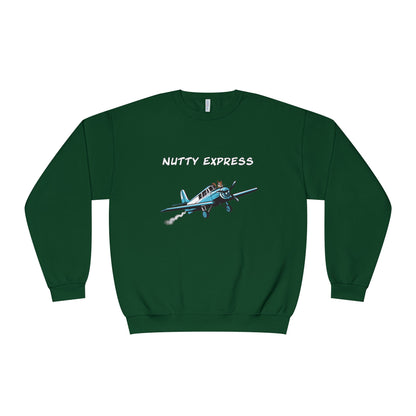 Nutty's Express Delivery. Always On-Time. Unisex NuBlend® Crewneck Sweatshirt