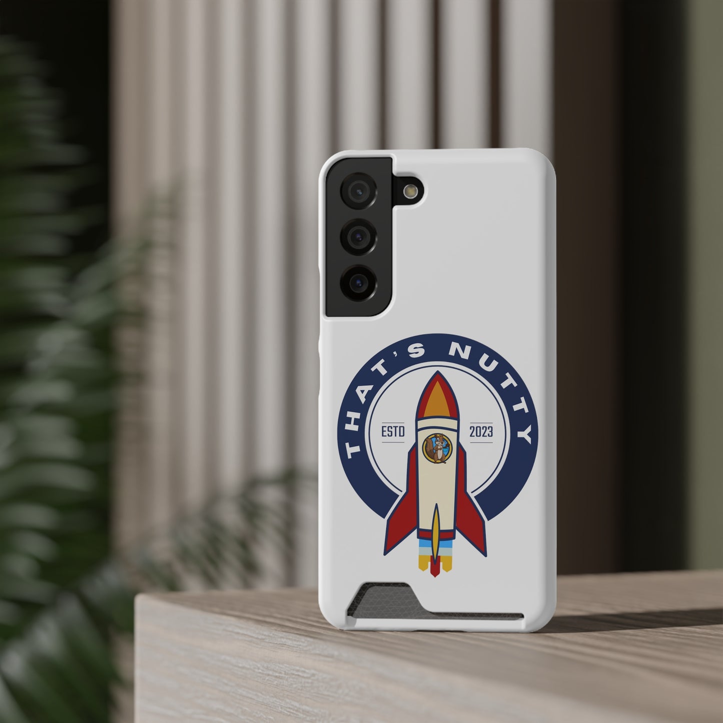 That's Nutty. Phone Case With Card Holder