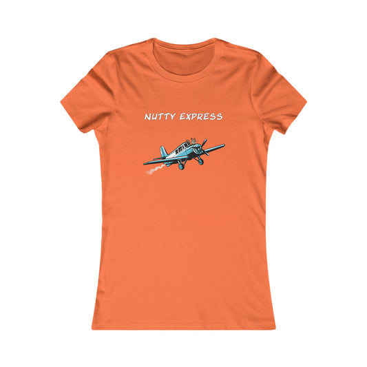 Nutty's Express Delivery. Always On-Time. Women's Favorite Tee