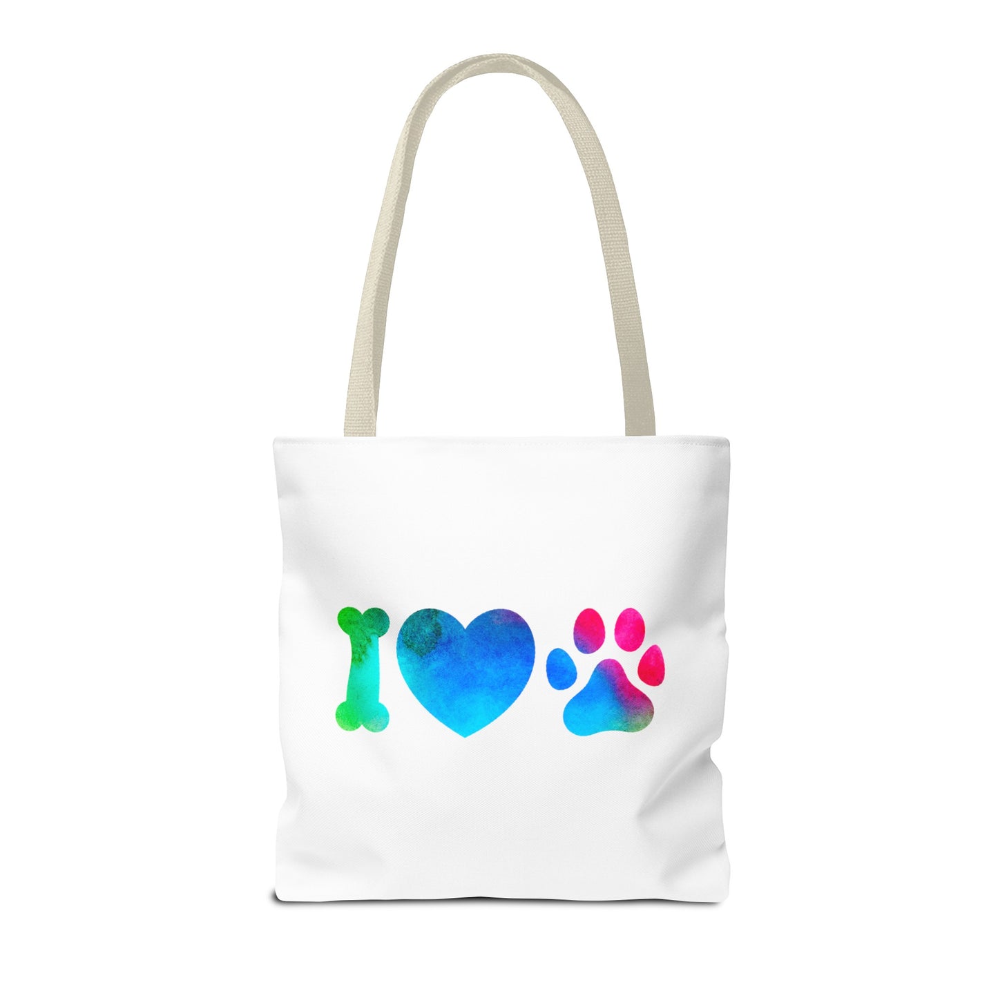 I Heart Paws. Tote Bag (AOP)