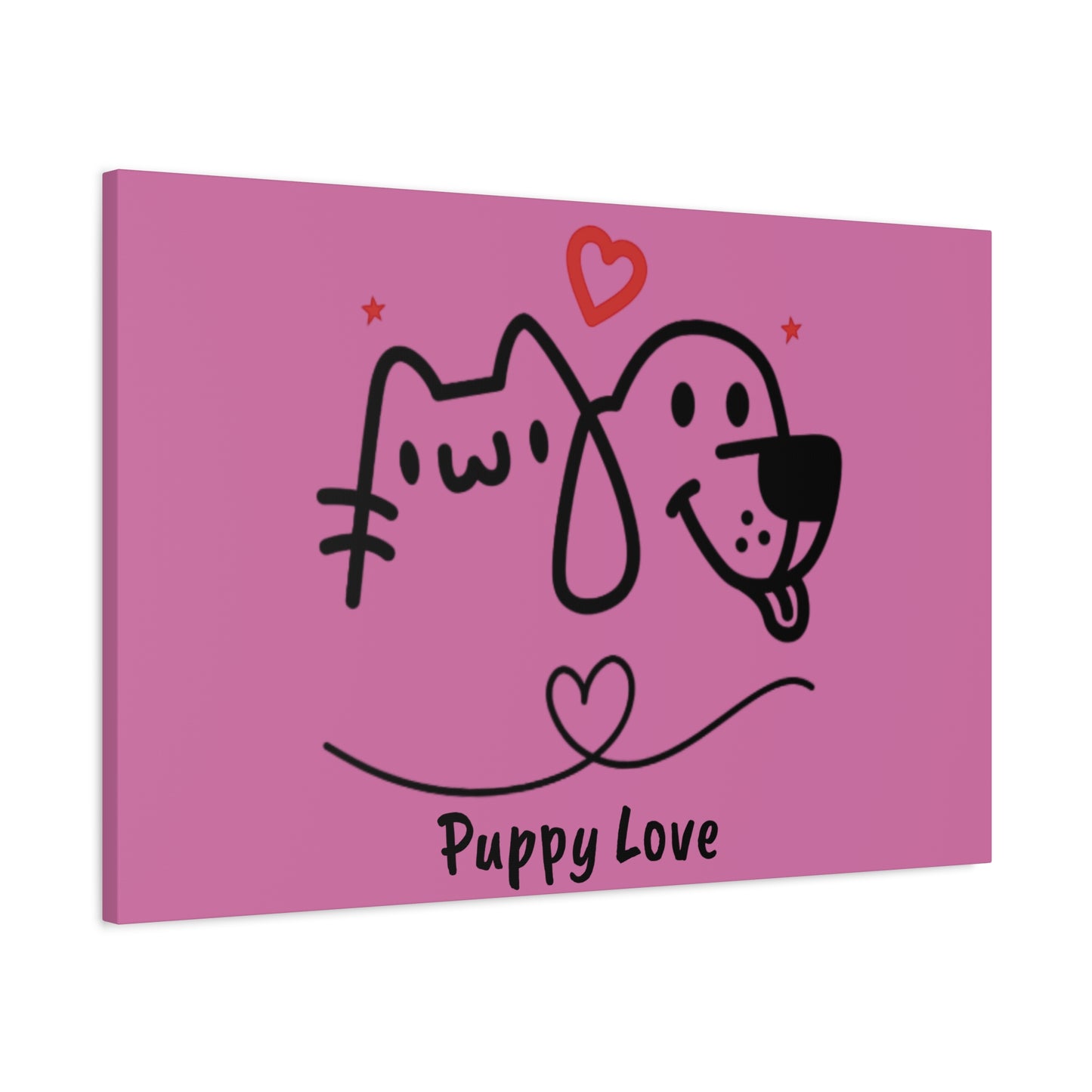 Puppy Love. Canvas Gallery Wraps