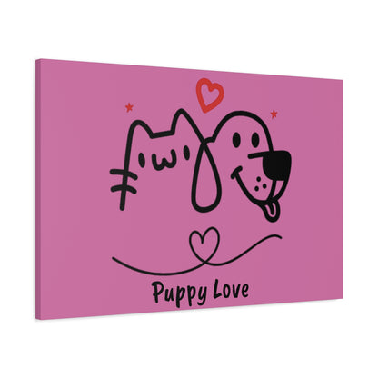 Puppy Love. Canvas Gallery Wraps