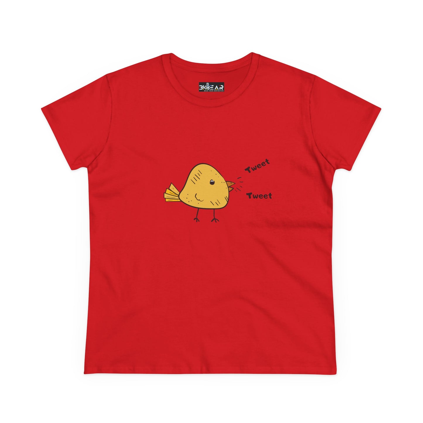 Tweet. Tweet. Women's Midweight Cotton Tee