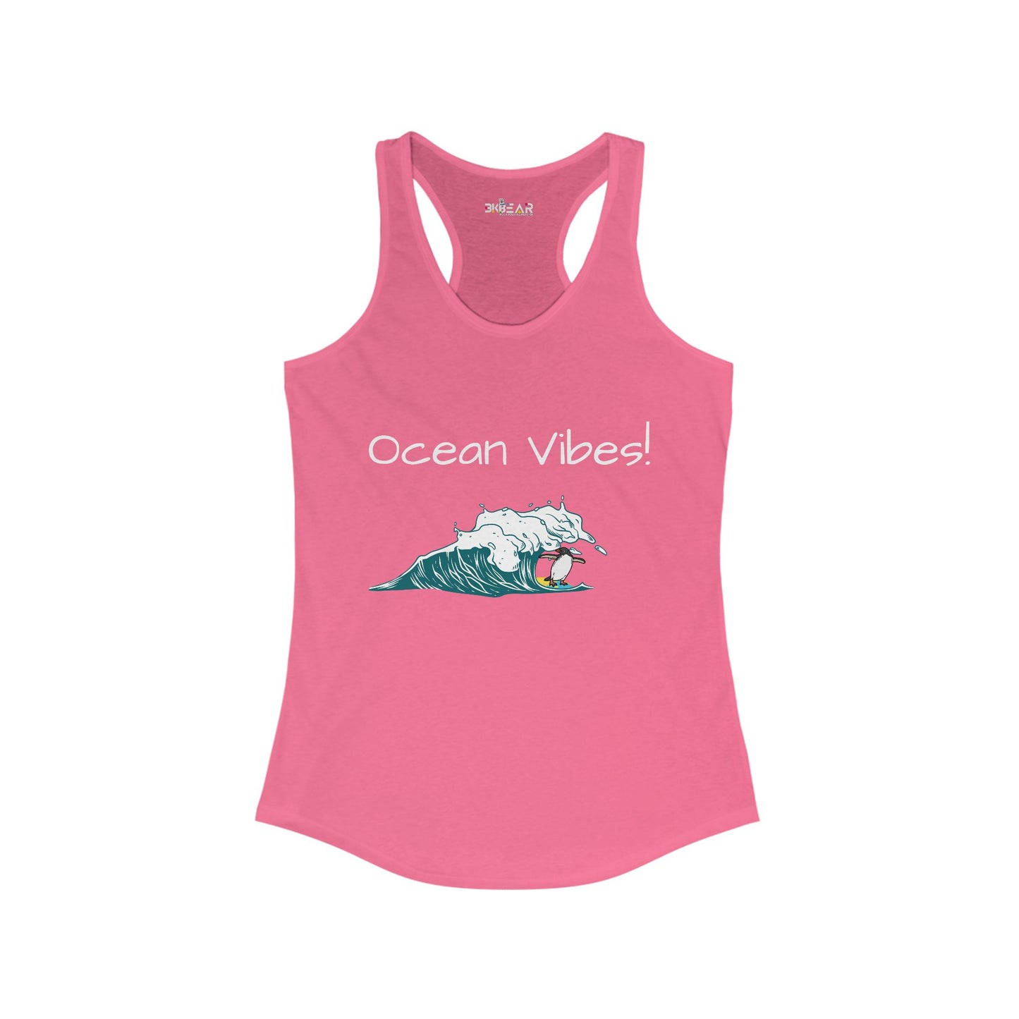 Ocean Vibes.  Women's Ideal Racerback Tank