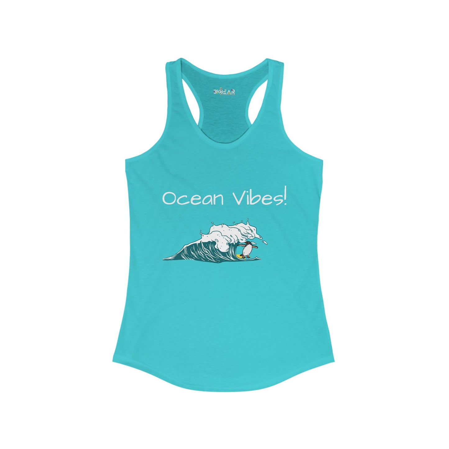 Ocean Vibes.  Women's Ideal Racerback Tank