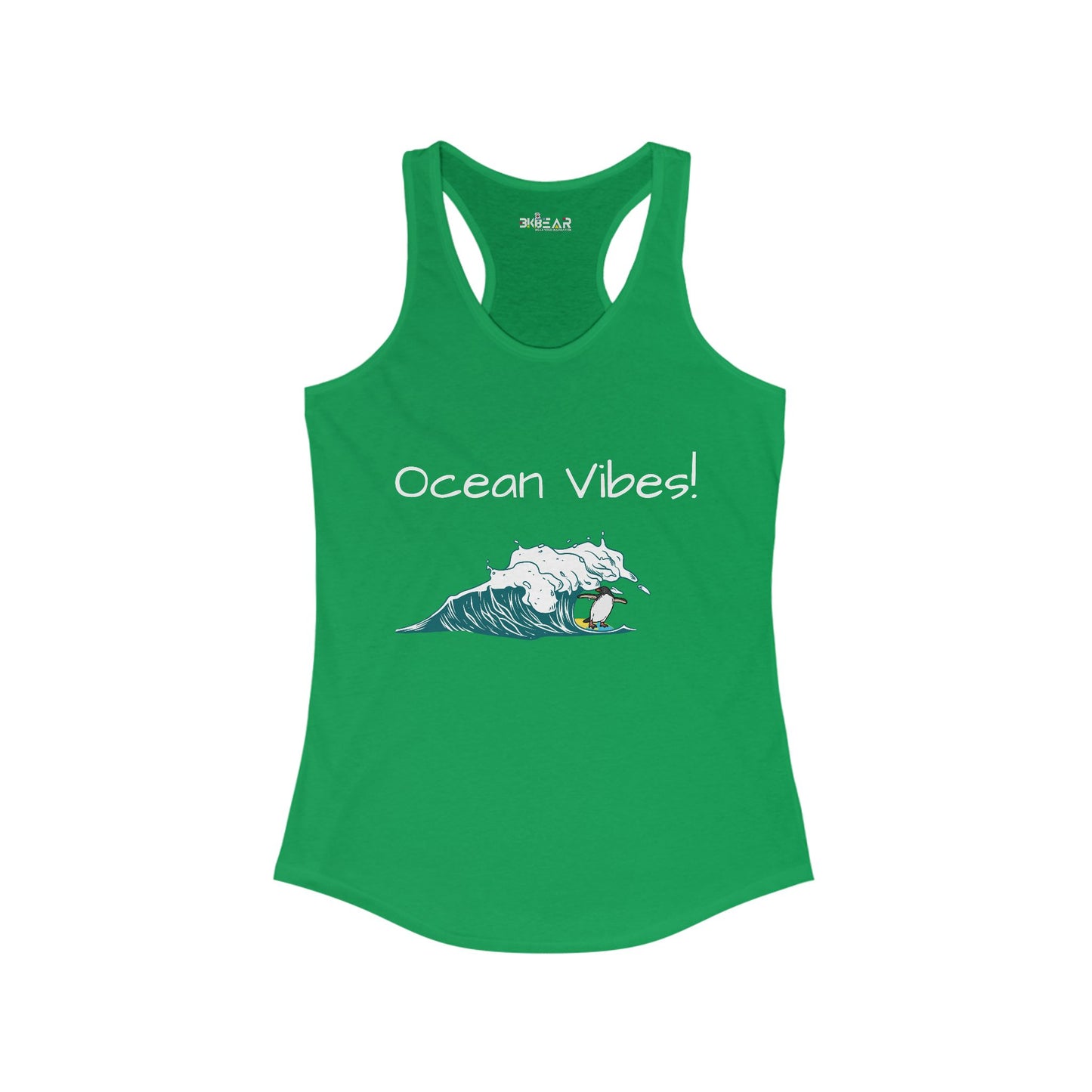 Ocean Vibes.  Women's Ideal Racerback Tank