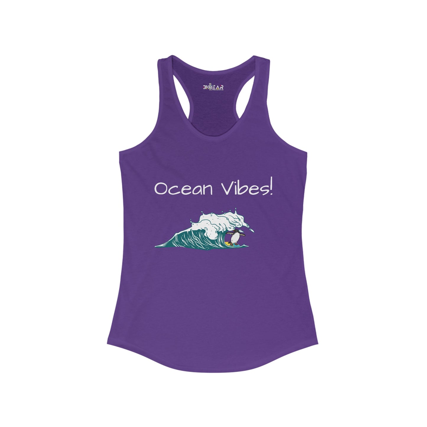 Ocean Vibes.  Women's Ideal Racerback Tank