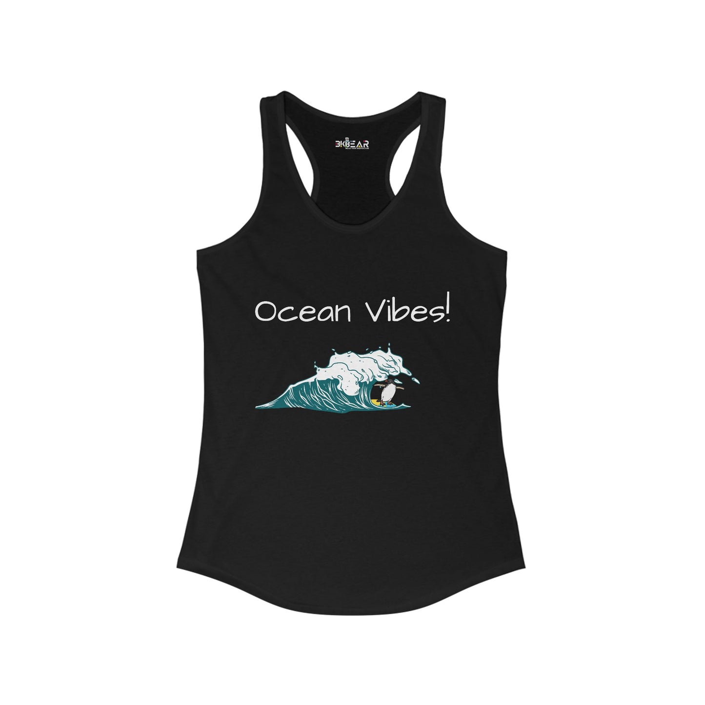 Ocean Vibes.  Women's Ideal Racerback Tank