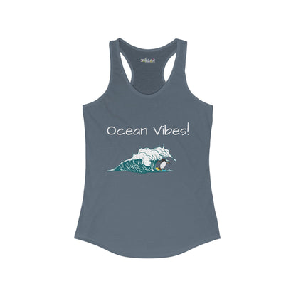Ocean Vibes.  Women's Ideal Racerback Tank