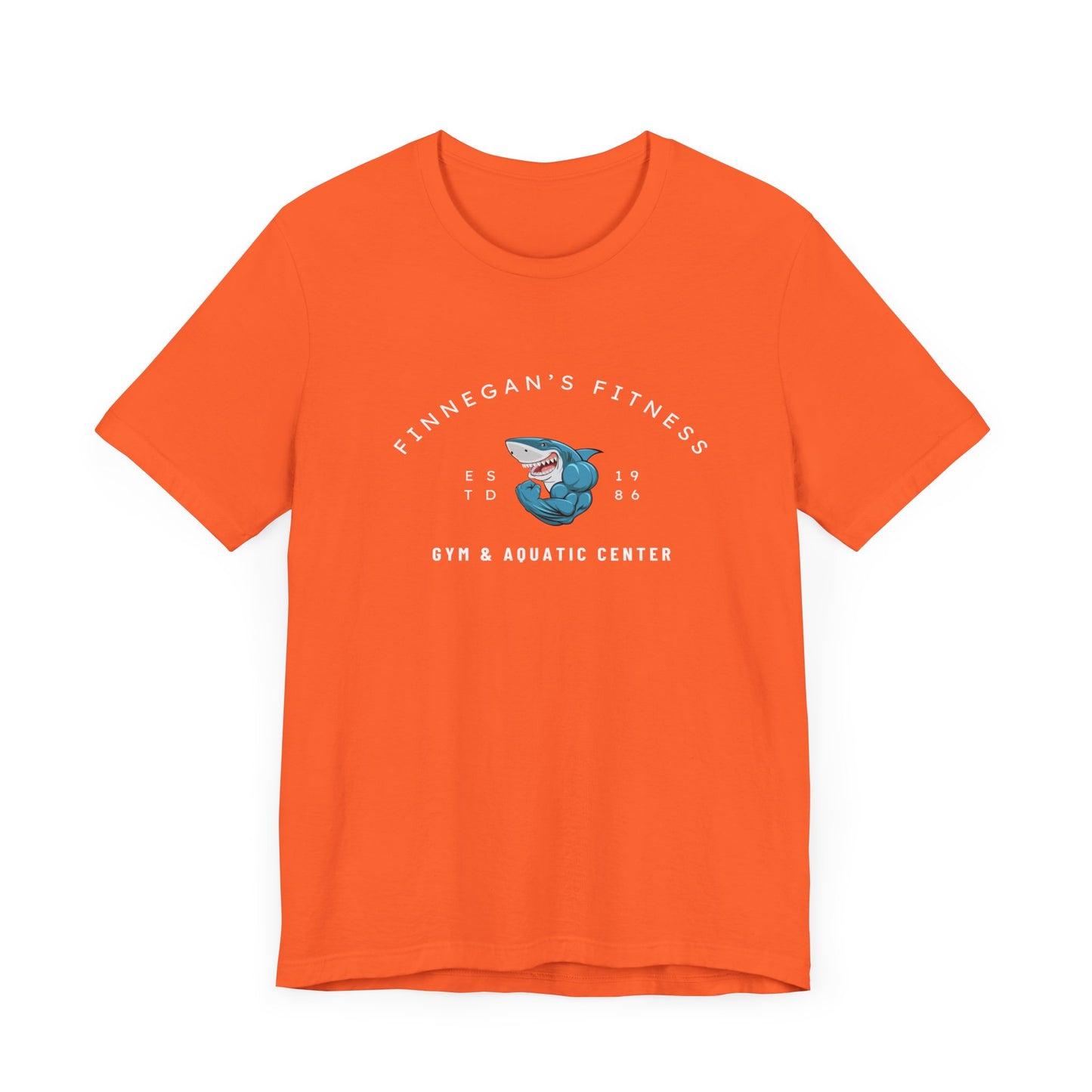 Finnegan's Fitness. Gym and Aquatic Center.  Unisex Jersey Short Sleeve Tee