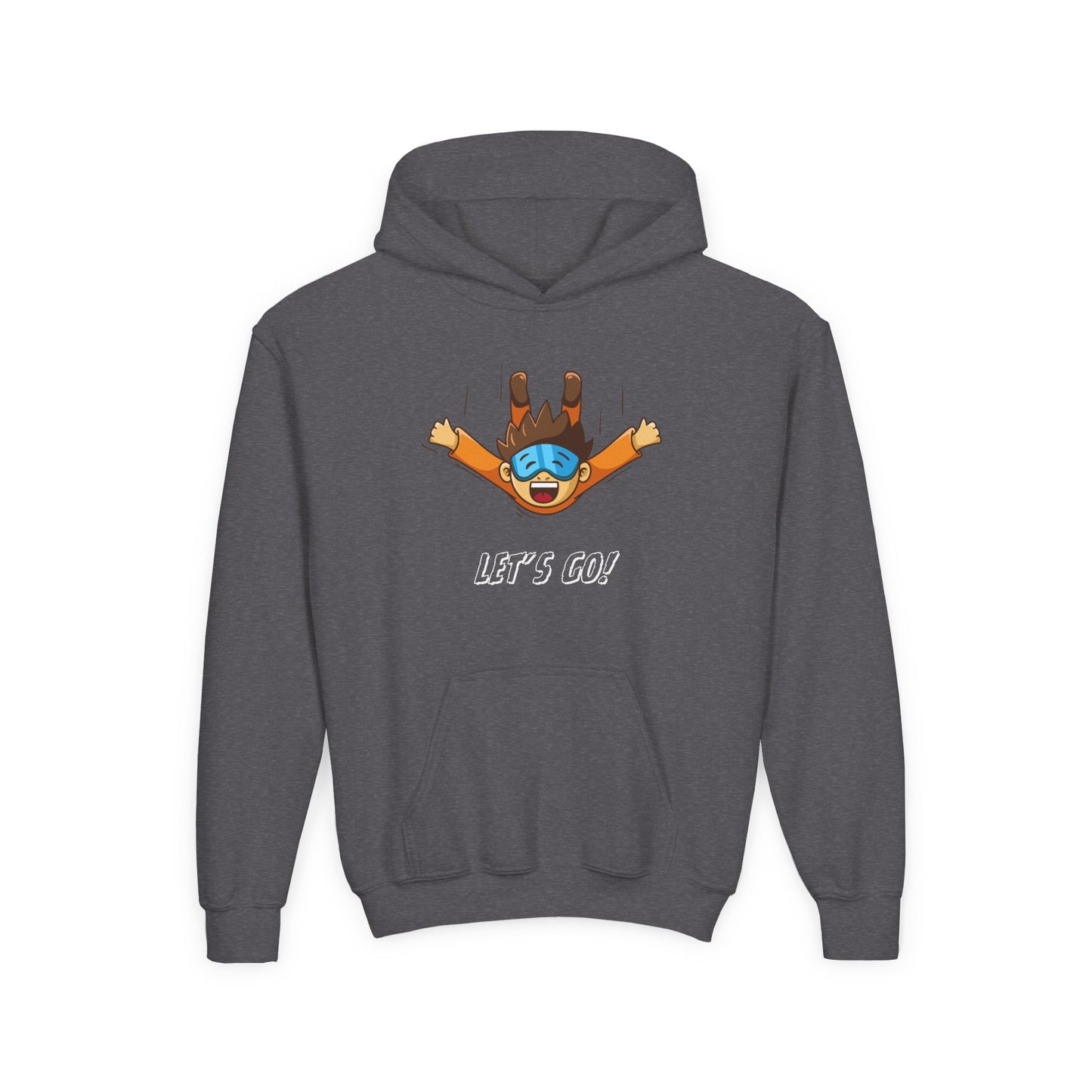 Let's Go Sky Diving. Kids Hoodie
