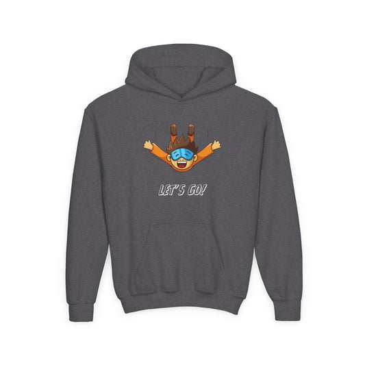 Let's Go Sky Diving. Kids Hoodie