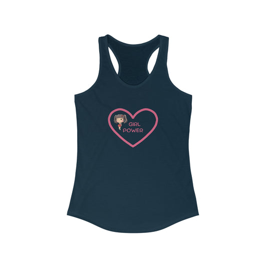 Girl Power. Women's Ideal Racerback Tank