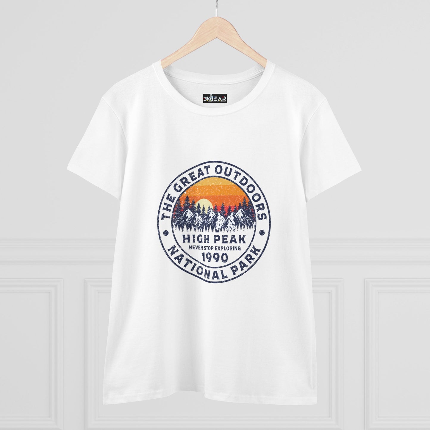 Never Stop Exploring – National Park T-Shirt for Women