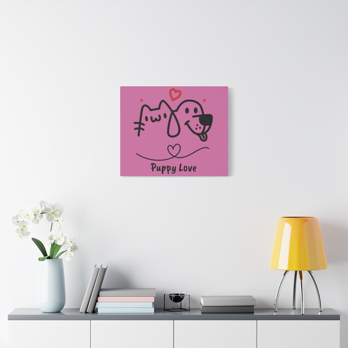 Puppy Love. Canvas Gallery Wraps