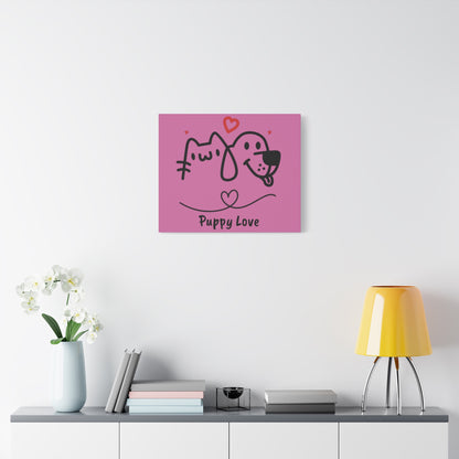 Puppy Love. Canvas Gallery Wraps