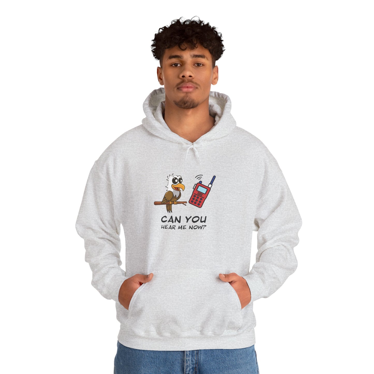 Owl Graphic Sweatshirt – Can You Hear Me Now? Bird on a Mission