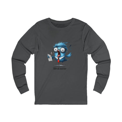 Birdcaster Long Sleeve Tee – Funny Bird Shirt with Forecast Vibes