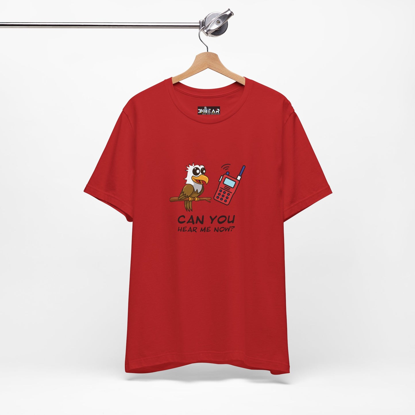 Burrowing Owl. Can You Hear Me Now? Unisex Jersey Short Sleeve Tee