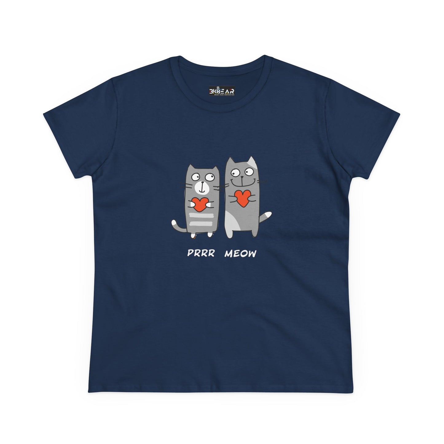 Happy Cat's. Prrr Meow. Women's Midweight Cotton Tee
