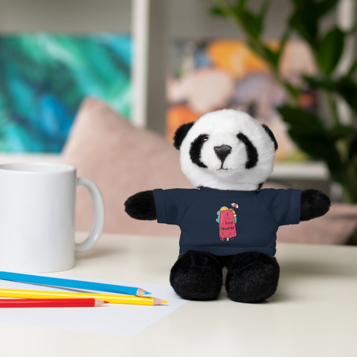 I Love Summer Jaguar. Stuffed Animals with Tee