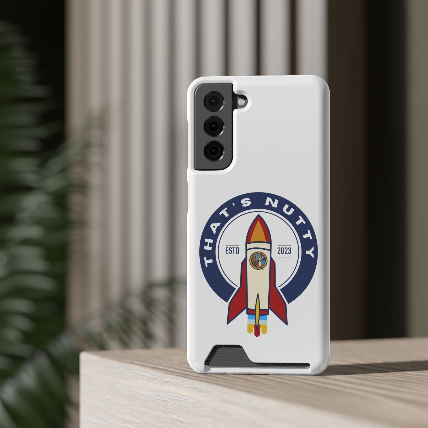 That's Nutty. Phone Case With Card Holder