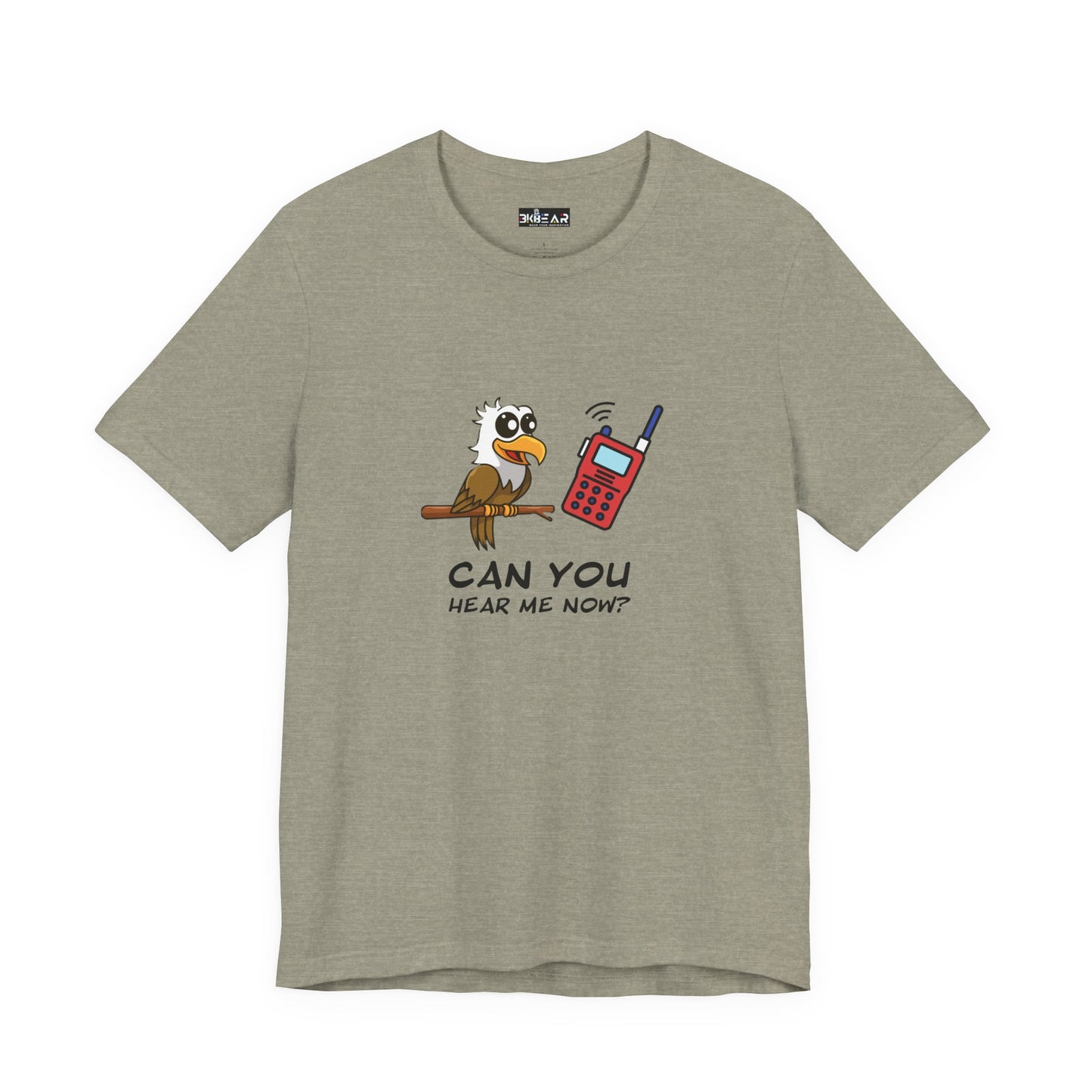 Burrowing Owl. Can You Hear Me Now? Unisex Jersey Short Sleeve Tee