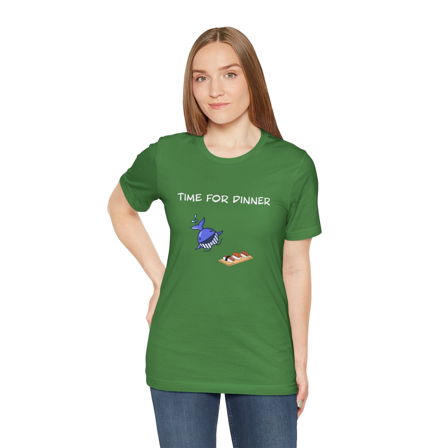 Time For Dinner. Unisex Jersey Short Sleeve Tee