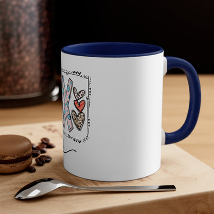 Sign of Love. XOXO. Accent Coffee Mug, 11oz