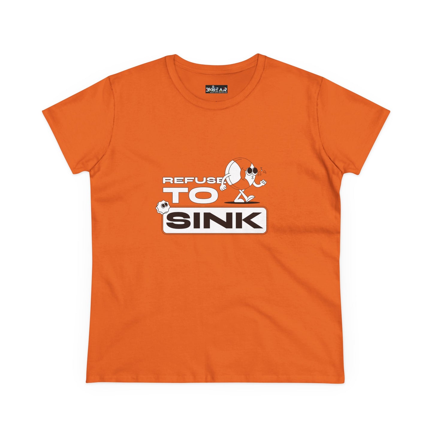 Refuse To Sink. Women's Midweight Cotton Tee