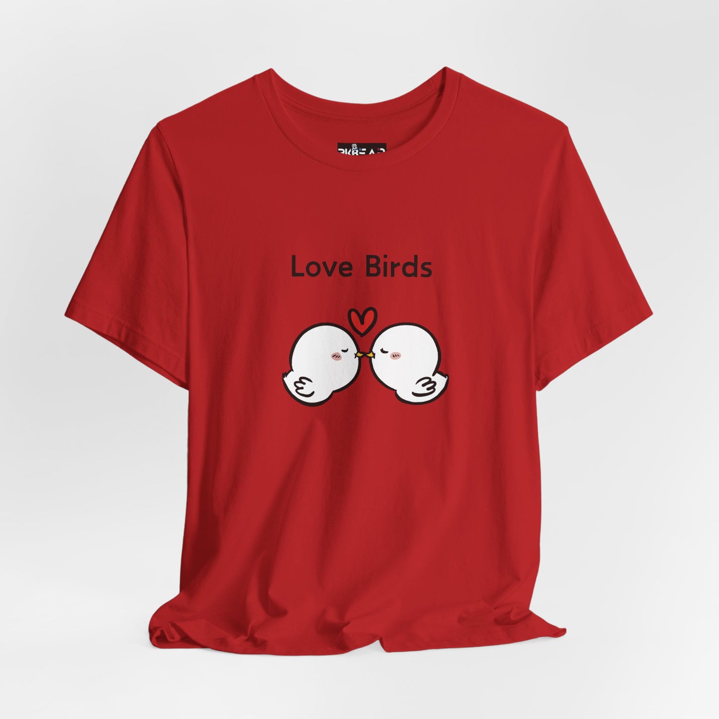 Love Birds Boyfriend T Graphic. Unisex Jersey Short Sleeve Tee