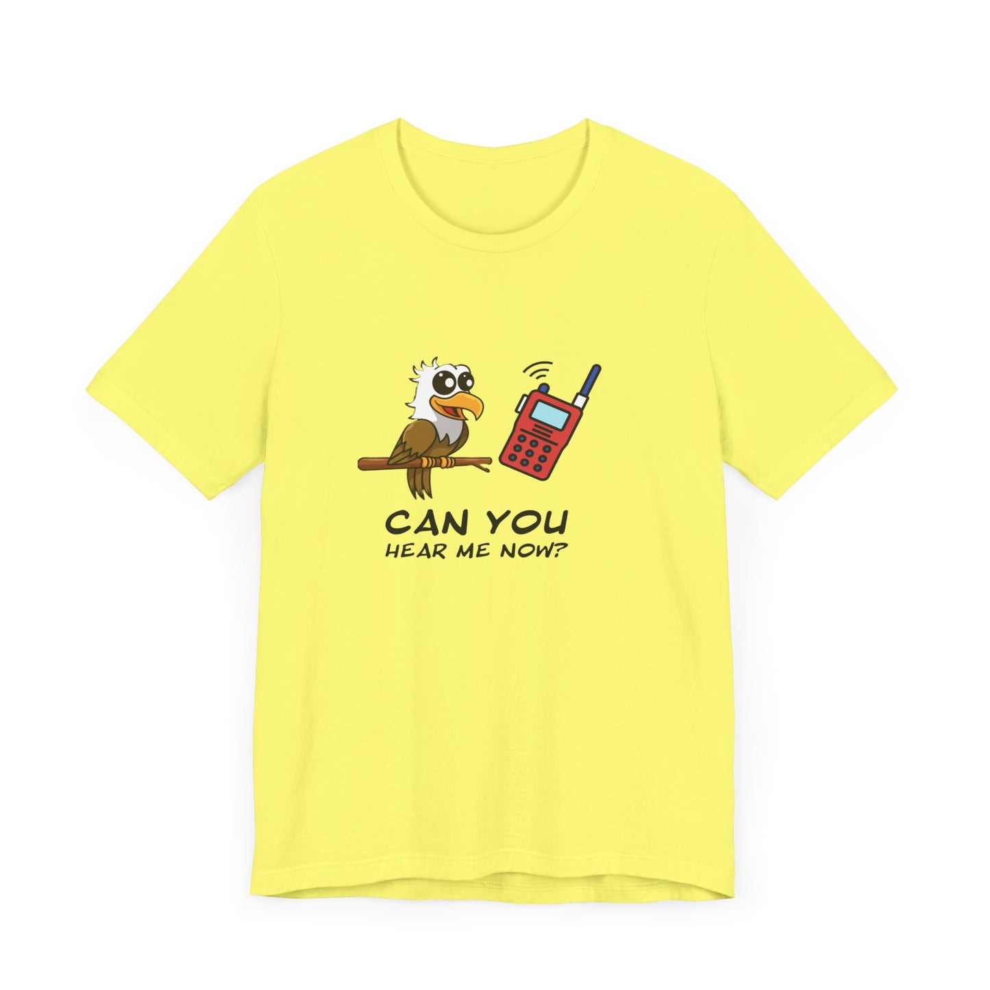 Burrowing Owl. Can You Hear Me Now? Unisex Jersey Short Sleeve Tee