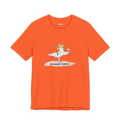 Regal Seagull Summer Vibes. Unisex Jersey Short Sleeve Tee