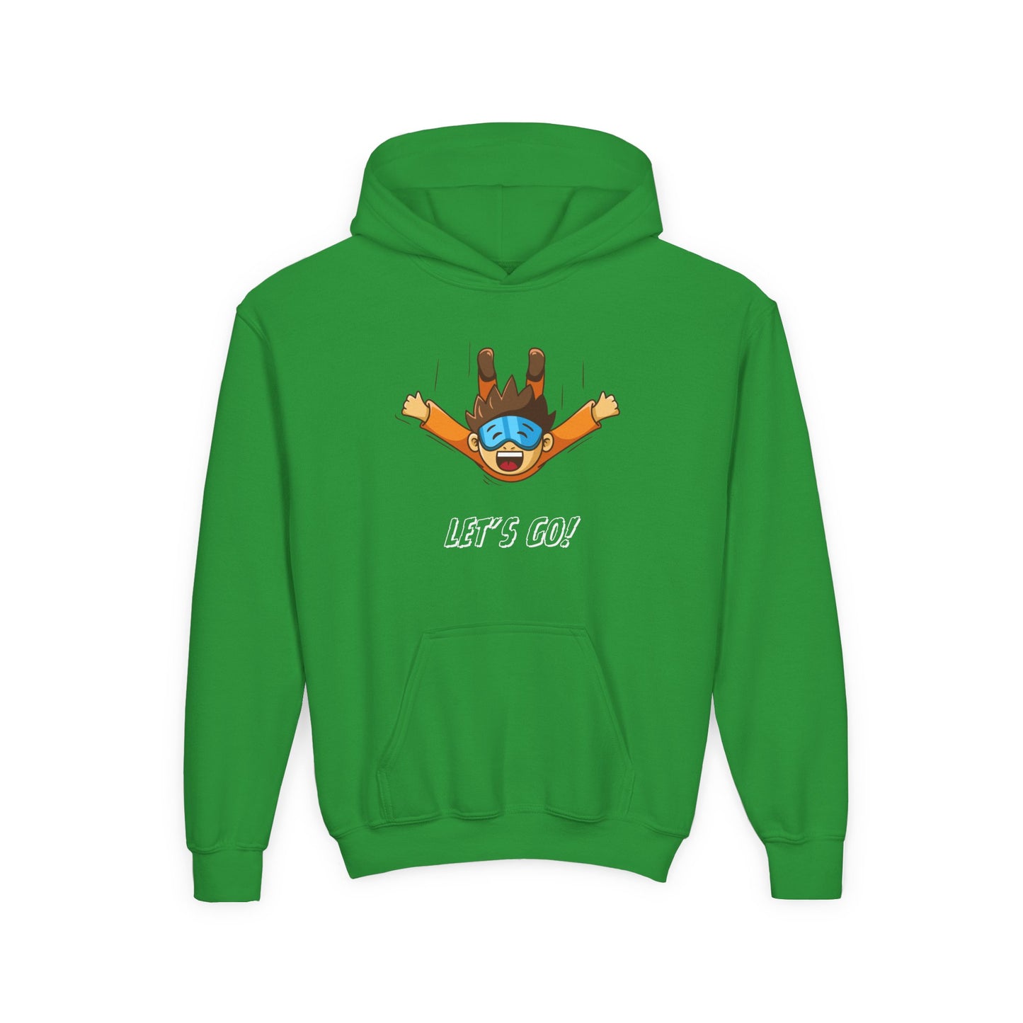 Let's Go Sky Diving. Kids Hoodie