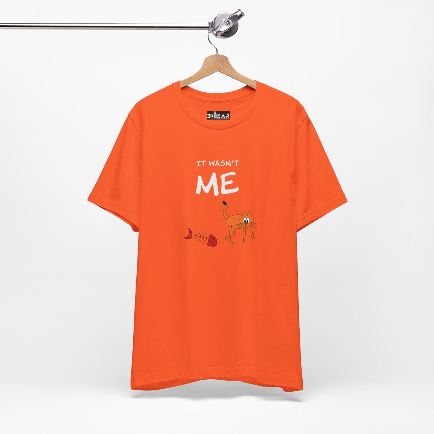 Leo The Cat Didn't Do It. Unisex Jersey Short Sleeve Tee