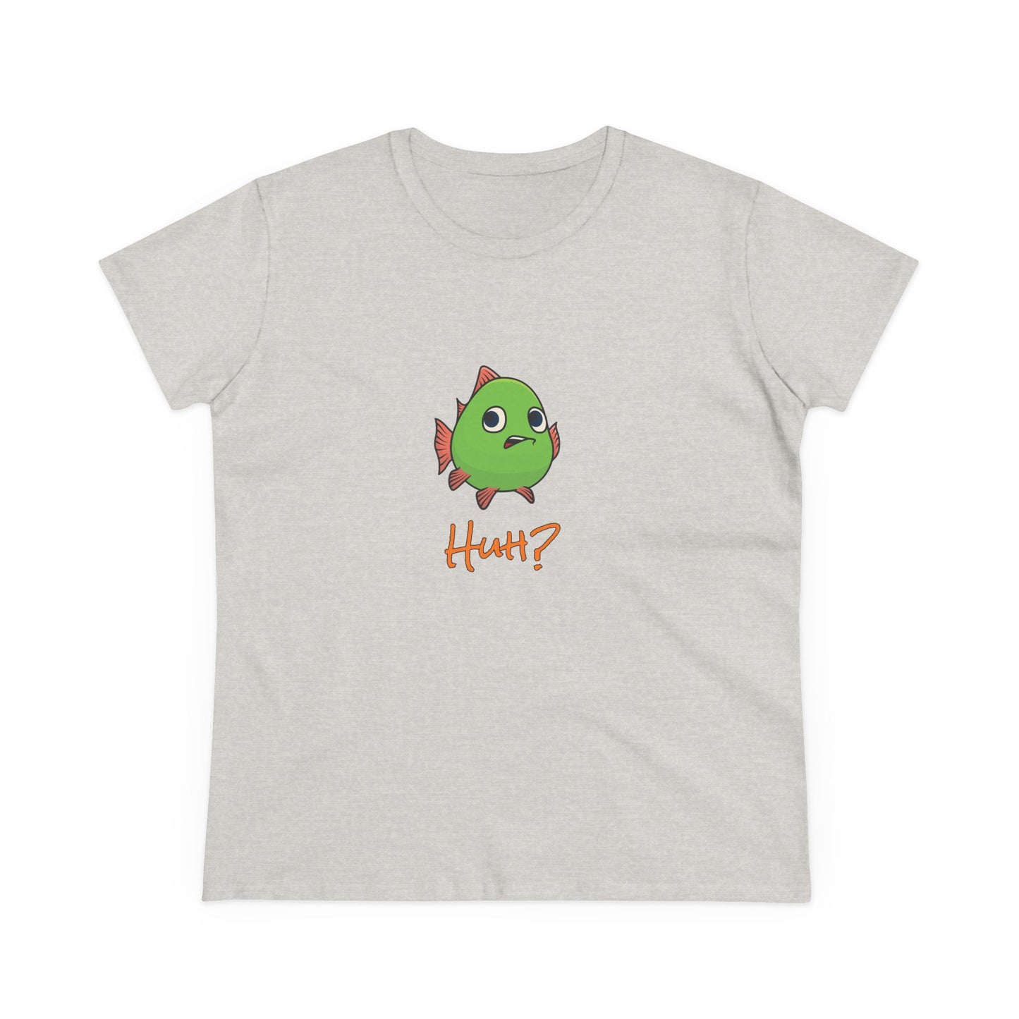 Fish In Total Disbelief. Women's Midweight Cotton Tee