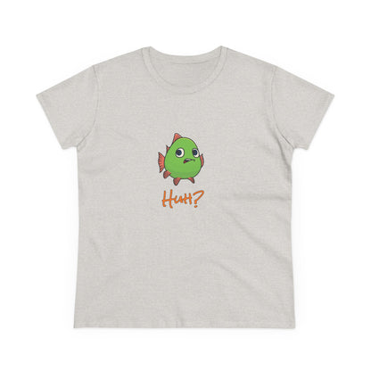 Fish In Total Disbelief. Women's Midweight Cotton Tee