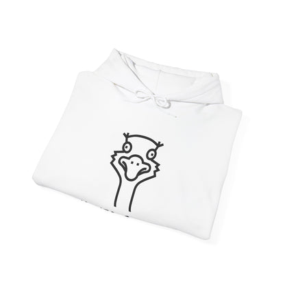 Never Give Up. Oscar The Ostrich and JimmyV Never Gave Up.  Unisex Hooded Sweatshirt.