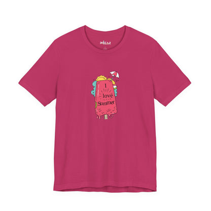 I Love Summer. Unisex Jersey Short Sleeve Tee