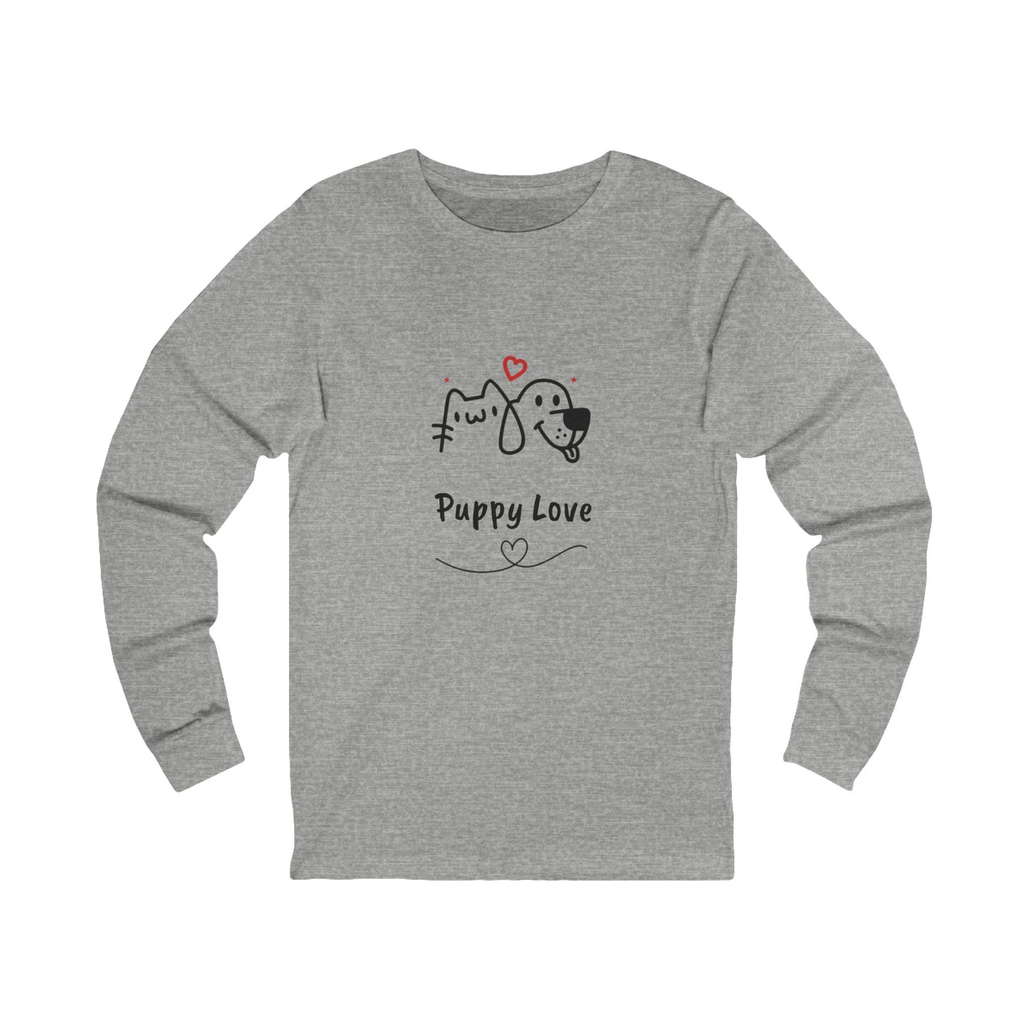 Puppy Love Long Sleeve Tee – Snuggles Optional, Style Required