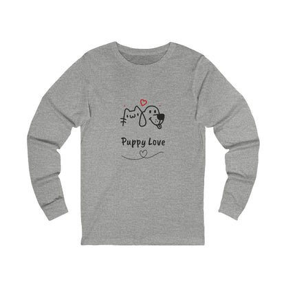 Puppy Love Long Sleeve Tee – Snuggles Optional, Style Required