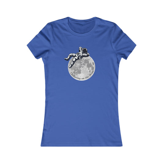 Chillaxing on The Moon.  Women's Favorite Tee