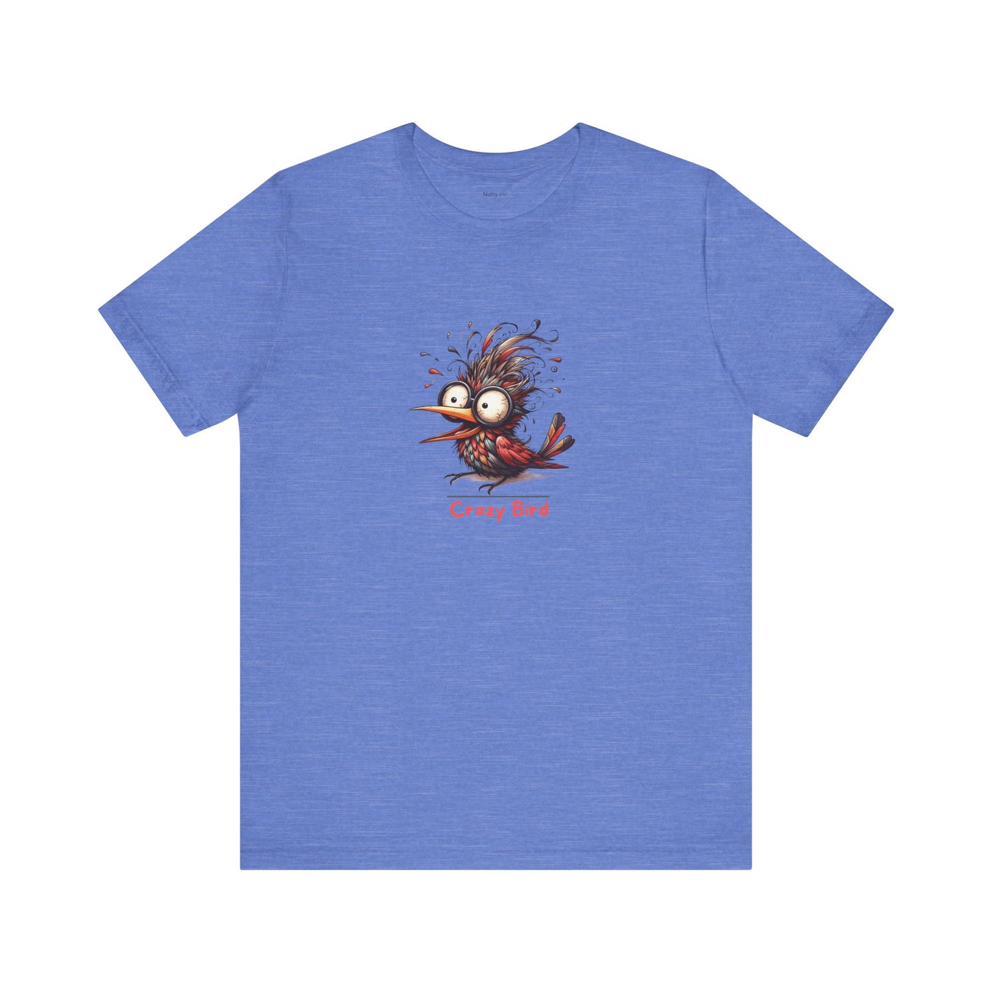 Crazy Bird. Unisex Jersey Short Sleeve Tee