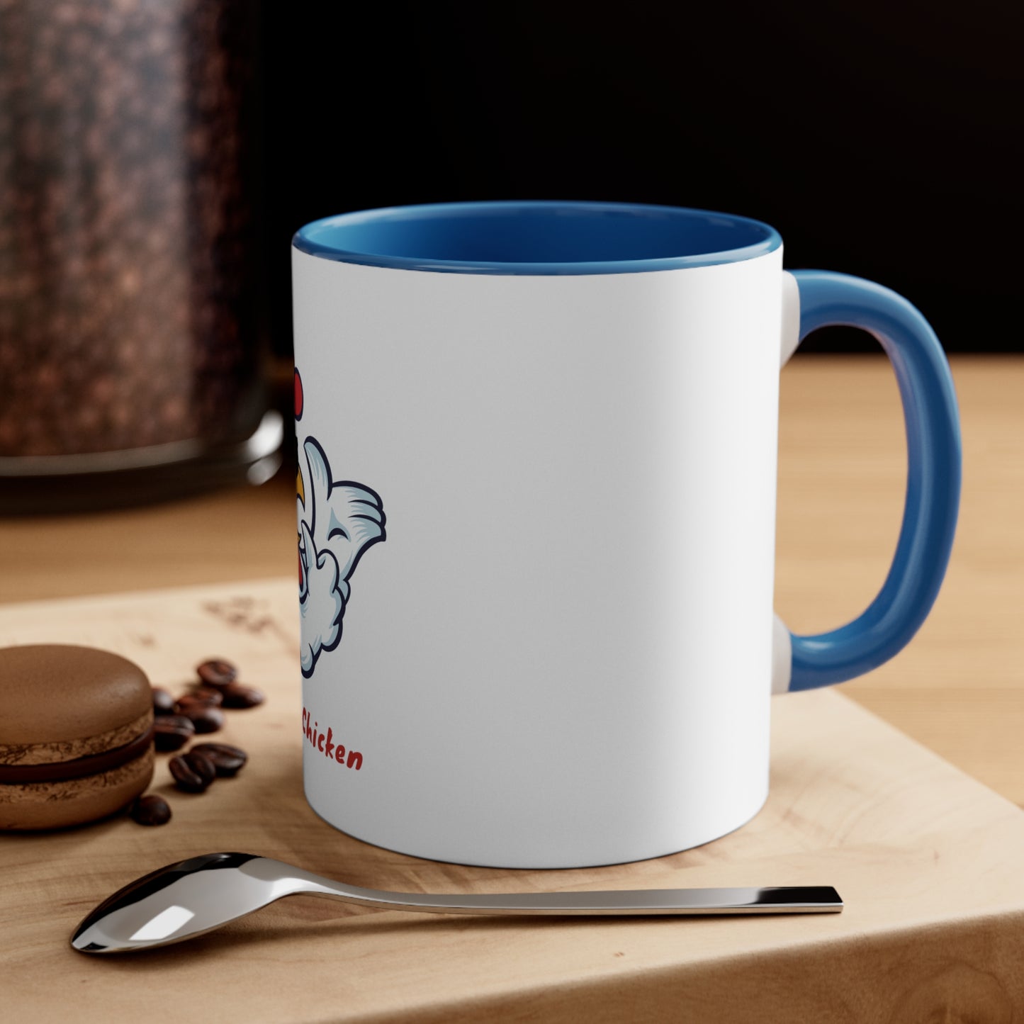 Chillin chicken. Accent Coffee Mug, 11oz