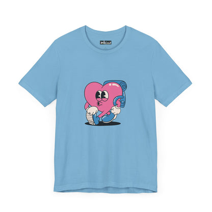 Health Heart. Unisex Jersey Short Sleeve Tee