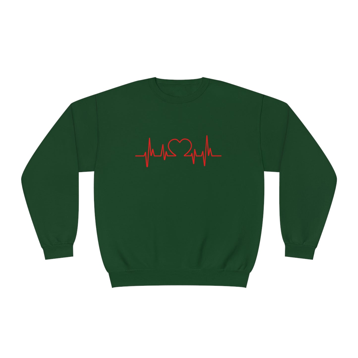 I Love You Heart Beat. Unisex NuBlend® Crewneck Sweatshirt