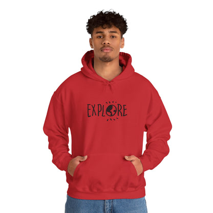 Explore Hoodie – Adventure Graphic Sweatshirt, Unisex Outdoor Hoodie