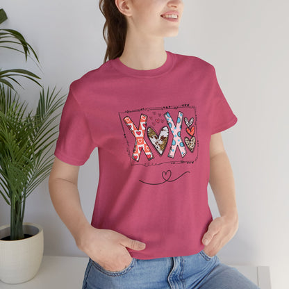Sign of Love. XOXO.  Women's Unisex Jersey Short Sleeve Tee