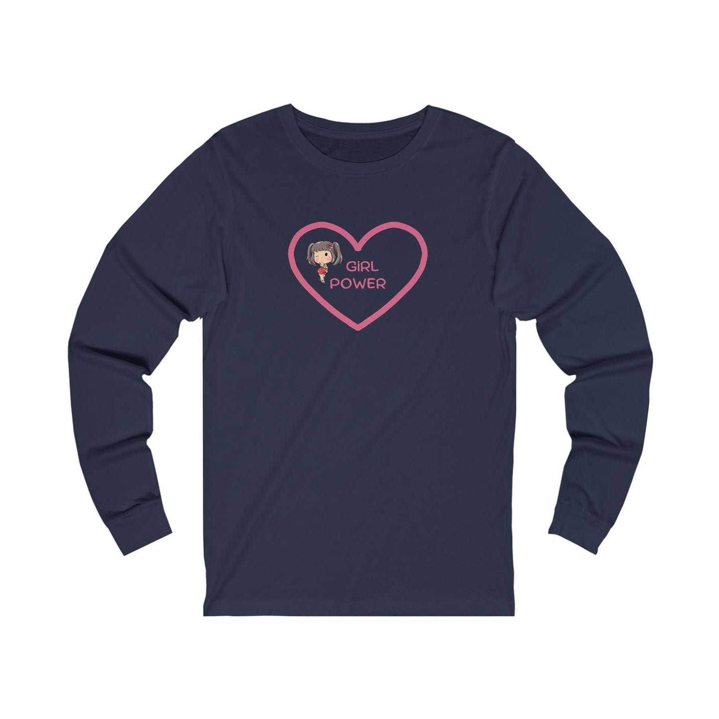 Girl Power. Unisex Jersey Long Sleeve Tee