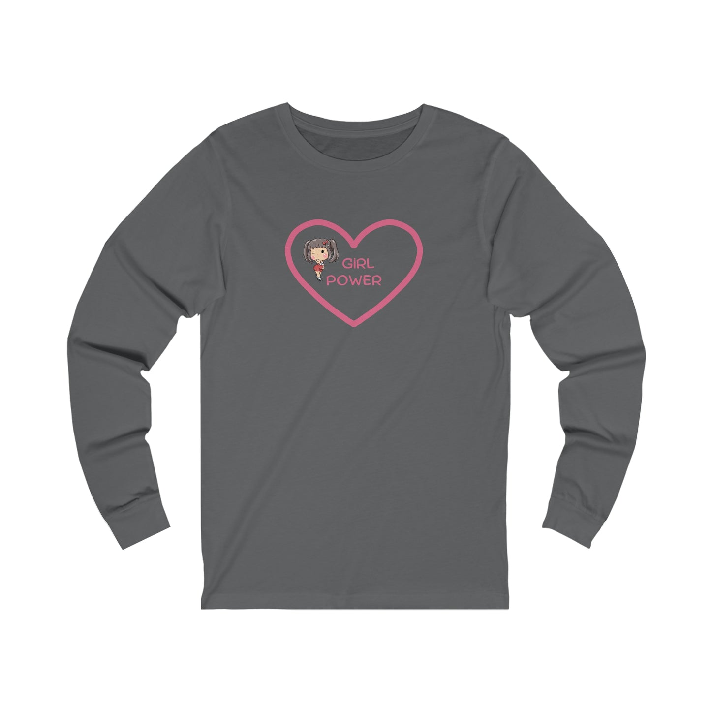 Girl Power. Unisex Jersey Long Sleeve Tee